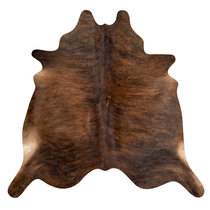 Natural Brazilian Cowhide Rug -  Mocha & Espresso