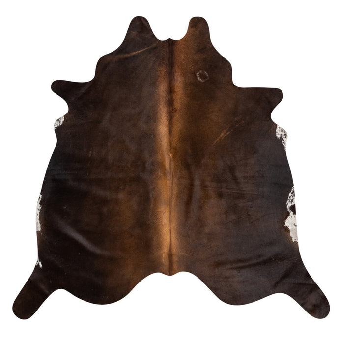 Natural Brazilian Cowhide Rug -  Espresso & Mocha