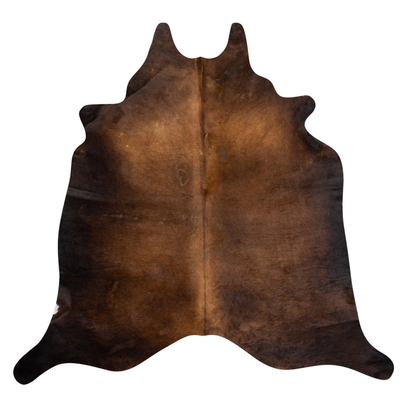Natural Brazilian Cowhide Rug -  Mocha & Chocolate