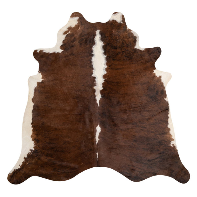 Natural Brazilian Cowhide Rug -  Mocha, Espresso & Ivory