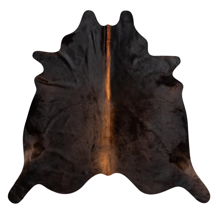 Natural Brazilian Cowhide Rug -  Espresso & Mocha