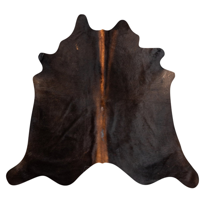 Natural Brazilian Cowhide Rug -  Espresso & Mocha