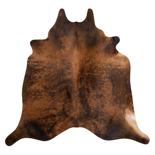 Natural Brazilian Cowhide Rug -  Mocha & Espresso