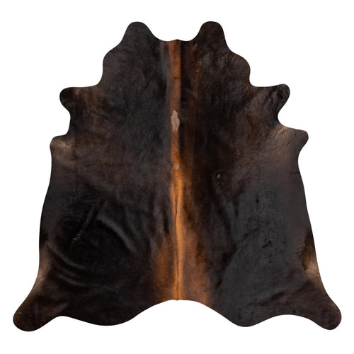 Natural Brazilian Cowhide Rug -  Espresso & Mocha