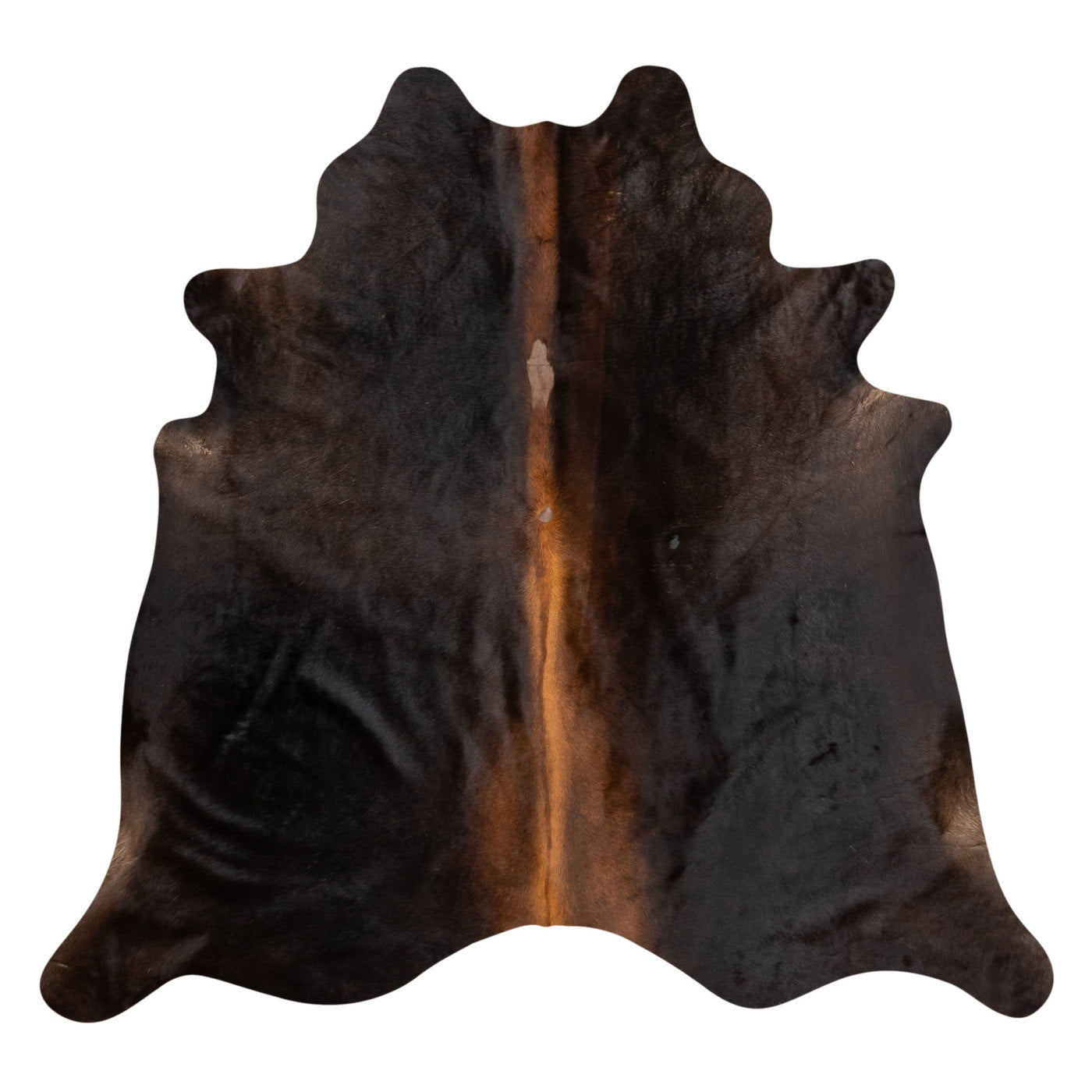 Natural Brazilian Cowhide Rug -  Espresso & Mocha