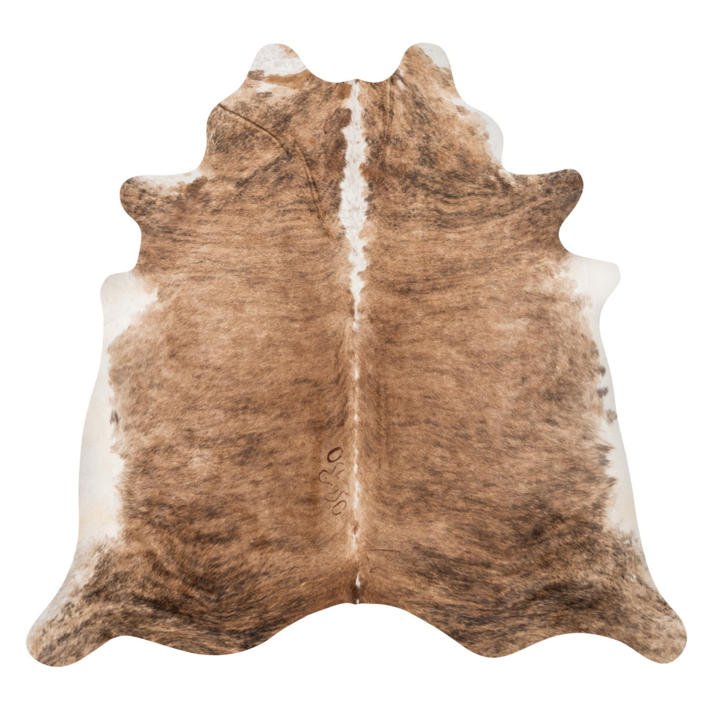 Natural Brazilian Cowhide Rug -  Mocha, Espresso & Ivory