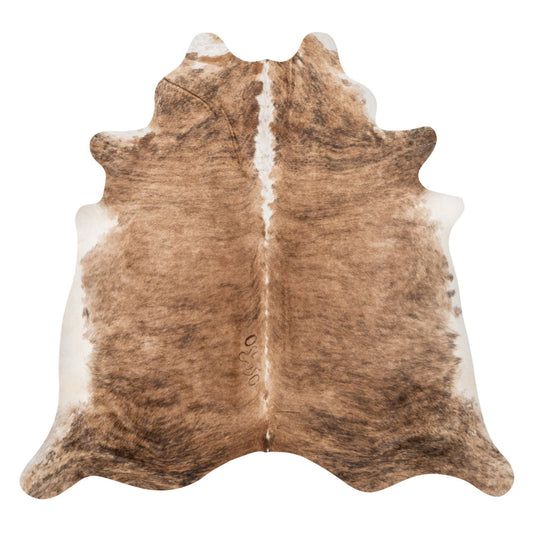 Natural Brazilian Cowhide Rug -  Mocha, Espresso & Ivory