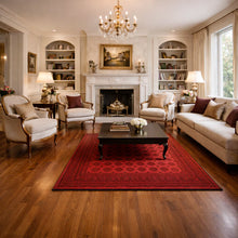 Load image into Gallery viewer, Bokhara Rug - Red Classic Area Rug