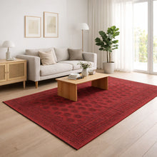 Load image into Gallery viewer, Bokhara Rug - Red Classic Area Rug