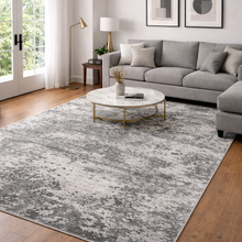 Load image into Gallery viewer, Hudson Rug – Gray Abstract Essential Area Rug