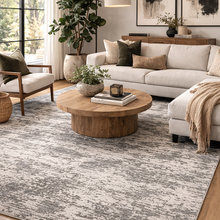 Load image into Gallery viewer, Hudson Rug – Gray Abstract Essential Area Rug