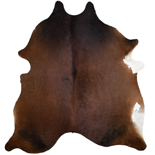 Natural Brazilian Cowhide Rug -  Mocha & Espresso