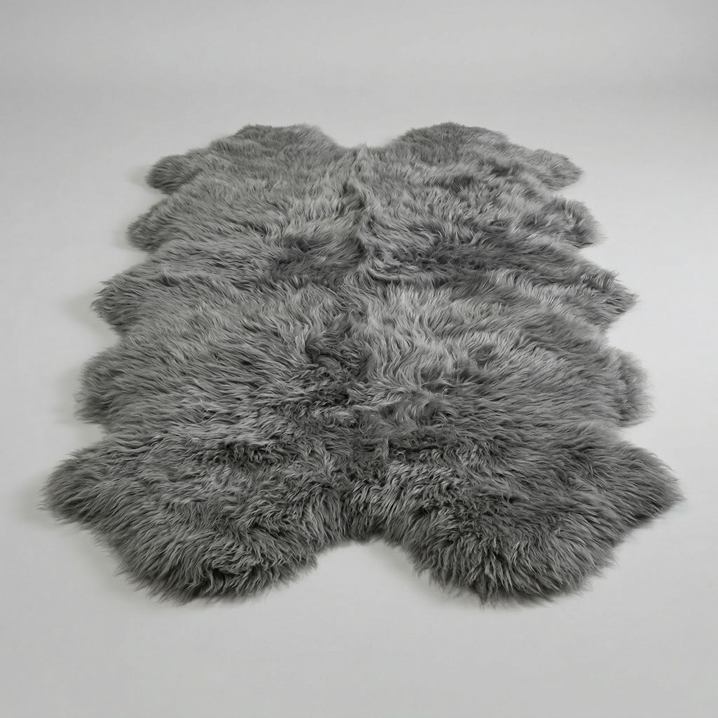 Octo Sheepskin Rug & Throw, XXLarge, approx. 6'x8' , Grey