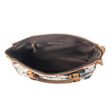 Load image into Gallery viewer, Speckled Range Hairon Leather Concealed Carry Bag in Arctic Storm
