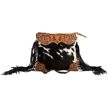 Load image into Gallery viewer, Tumbleweed Trail Fringed Hand-Tooled Bag