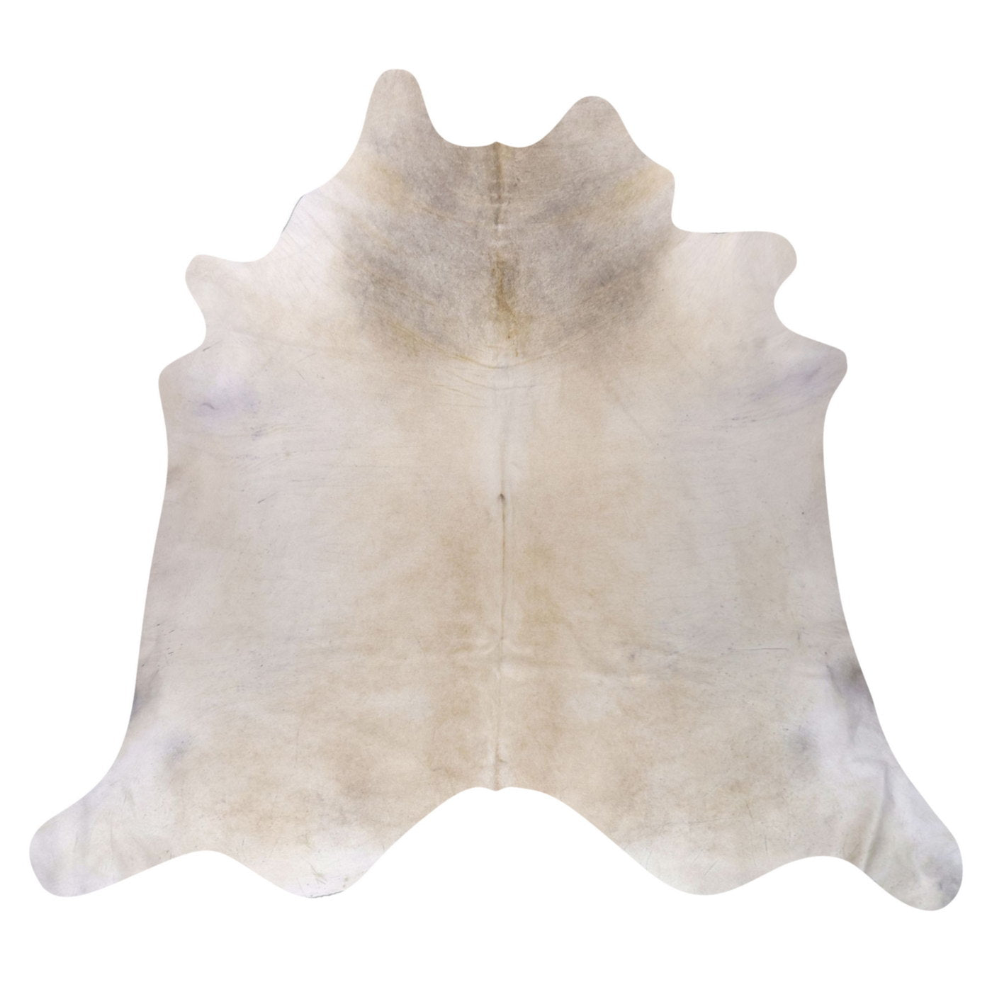 Natural Brazilian Cowhide Rug -  Ivory & Beige