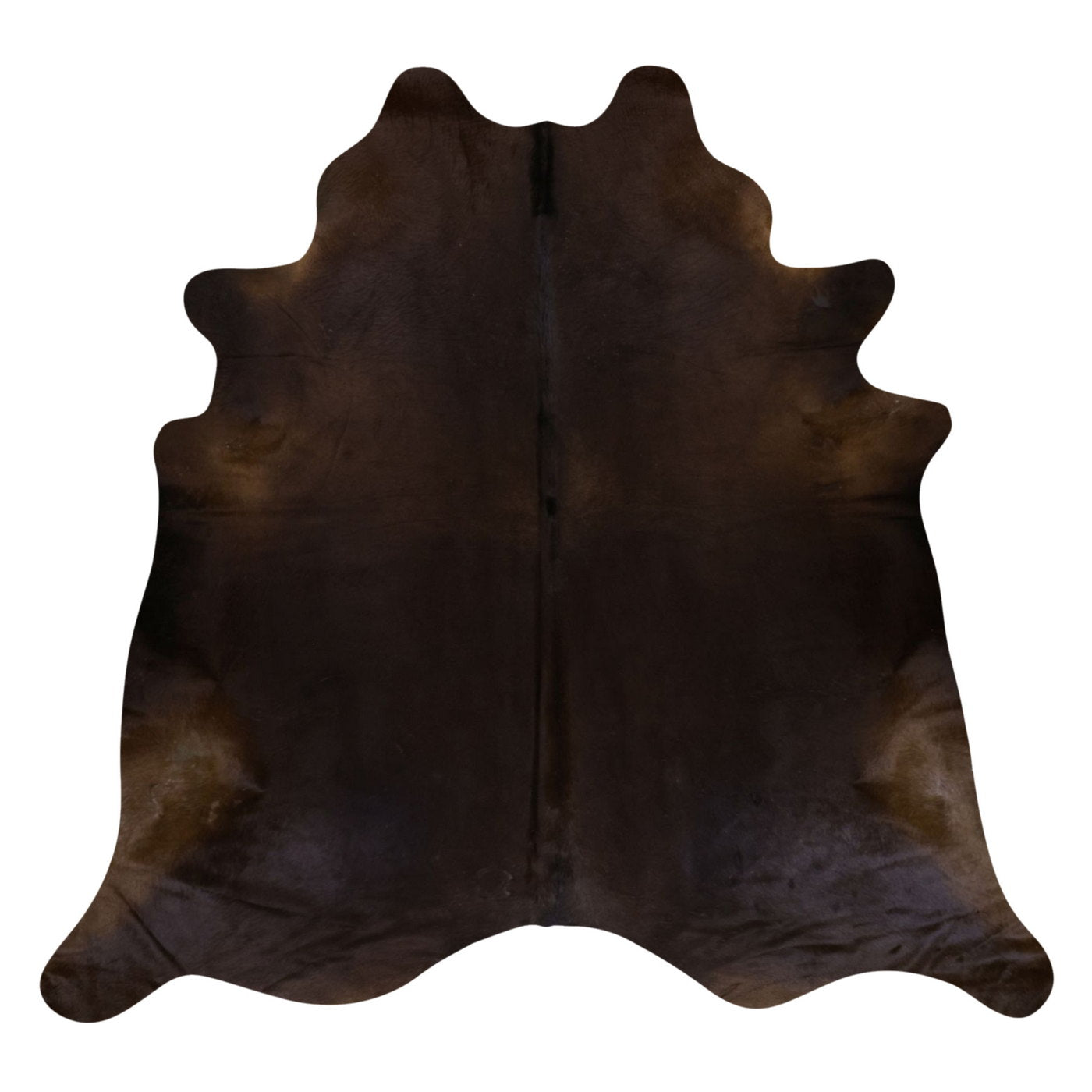 Natural Brazilian Cowhide Rug -  Espresso