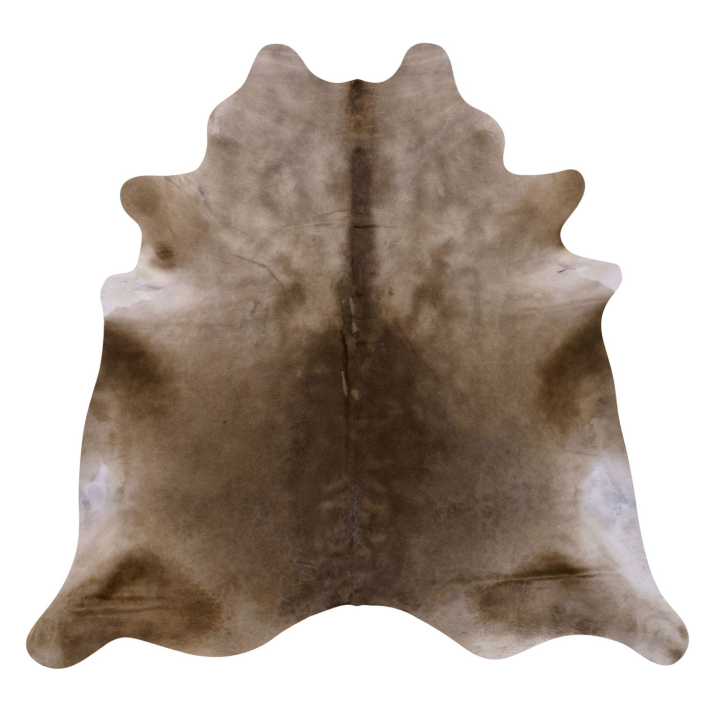 Natural Brazilian Cowhide Rug -  Taupe & Beige