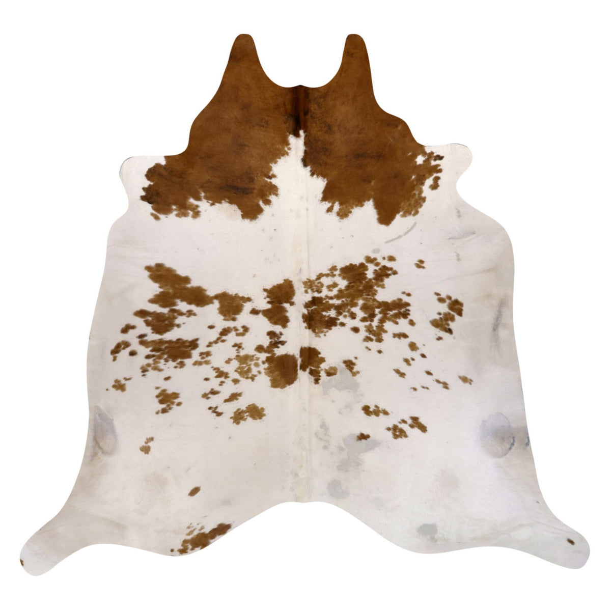 Natural Brazilian Cowhide Rug -  Ivory & Mocha
