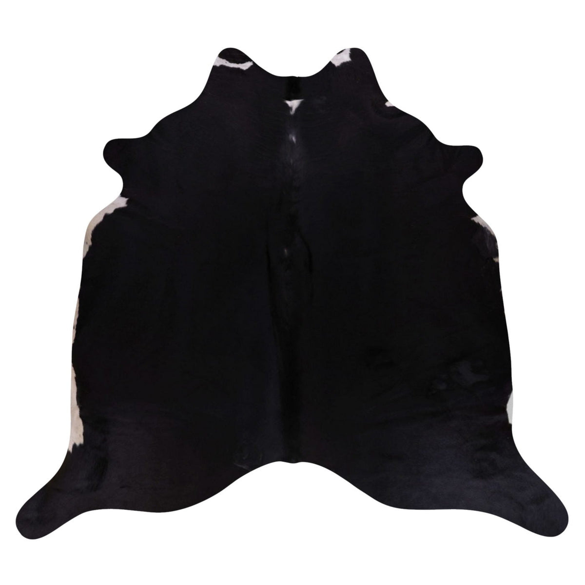 Natural Brazilian Cowhide Rug -  Espresso & Ivory