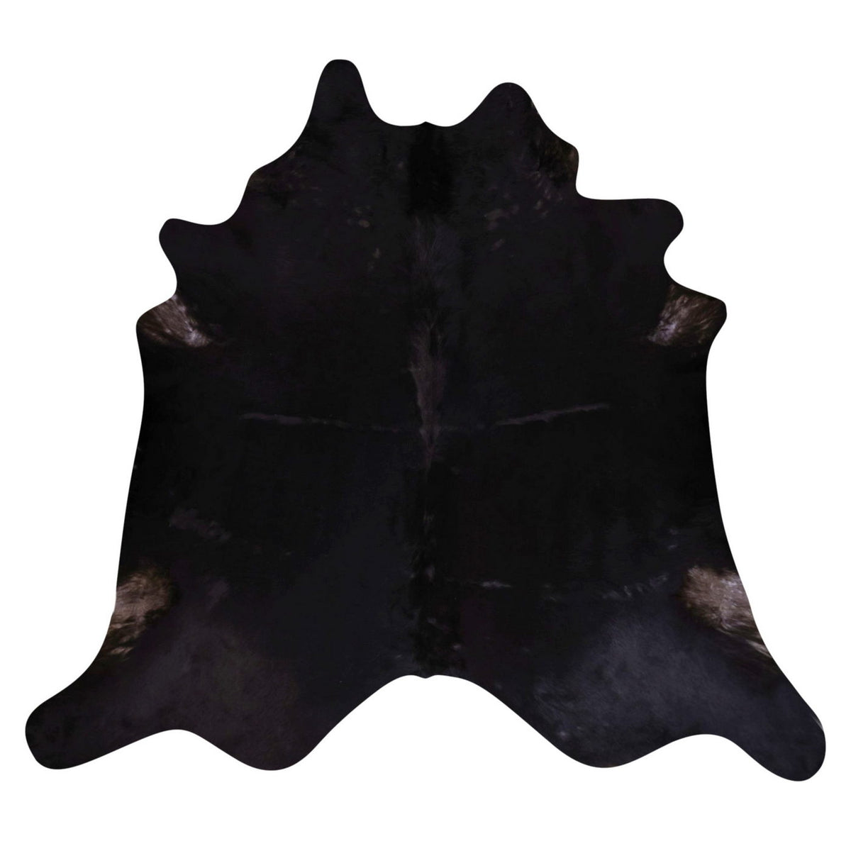 Natural Brazilian Cowhide Rug -  Espresso