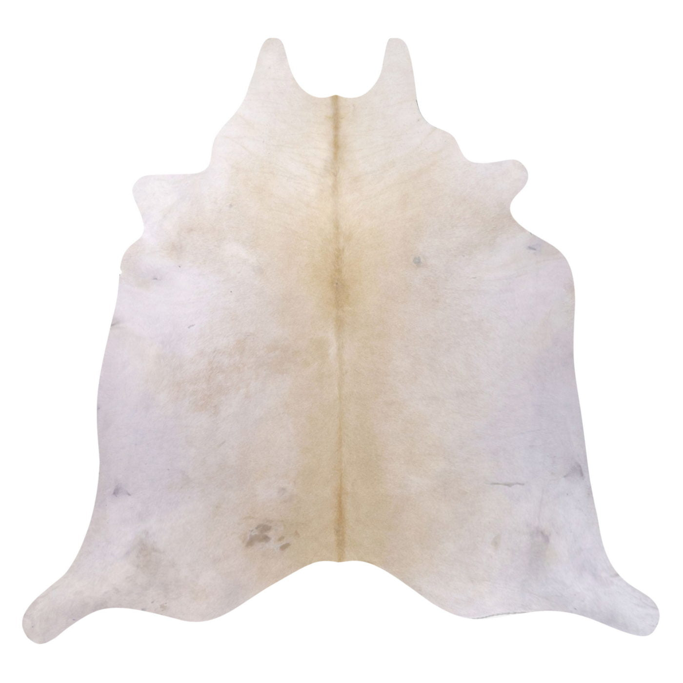 Natural Brazilian Cowhide Rug -  Ivory & Beige