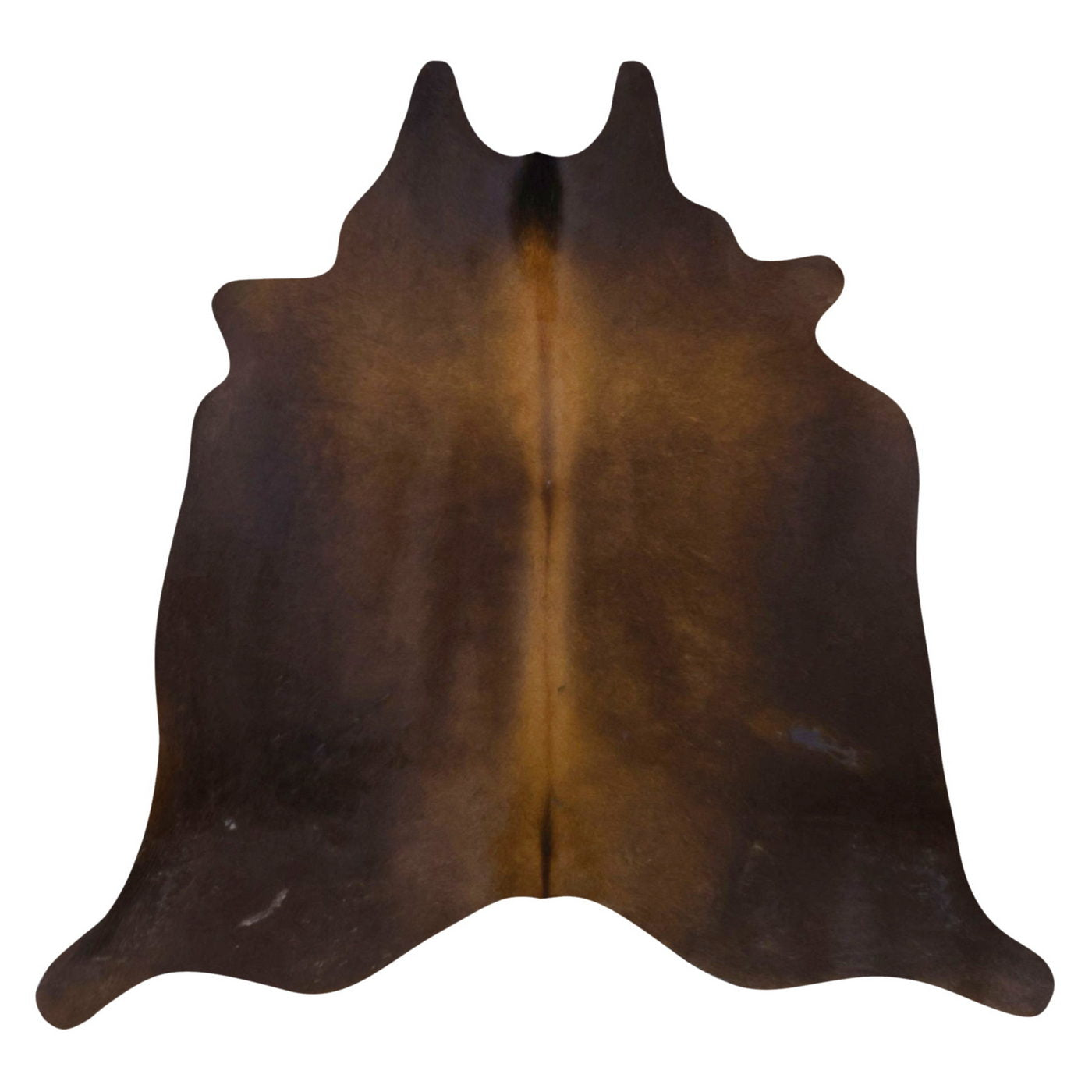 Natural Brazilian Cowhide Rug -  Mocha & Espresso