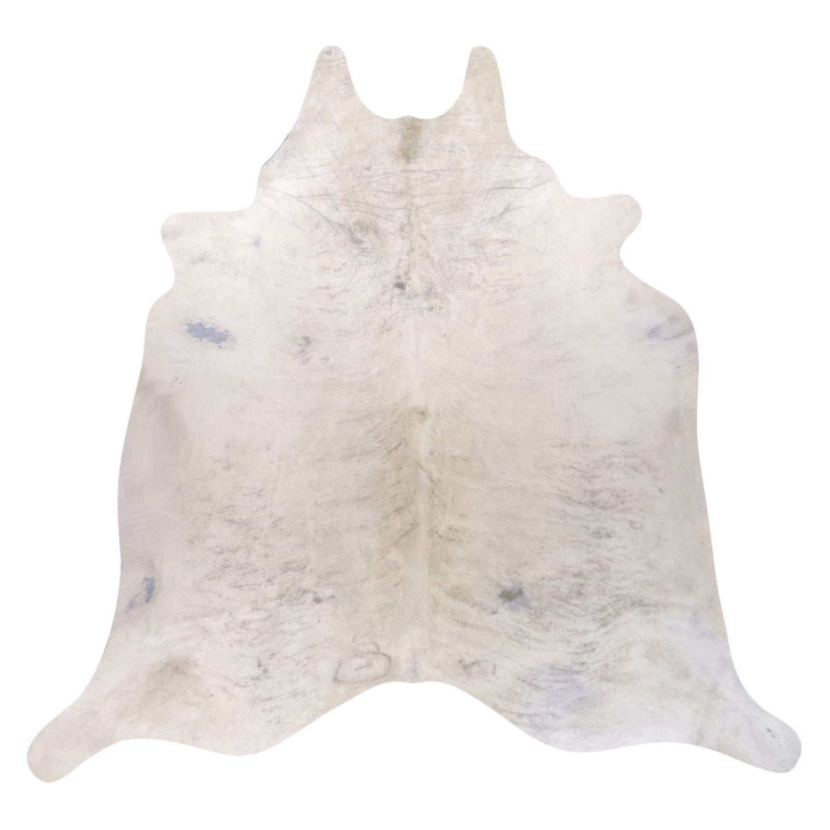 Natural Brazilian Cowhide Rug -  Ivory & Grey