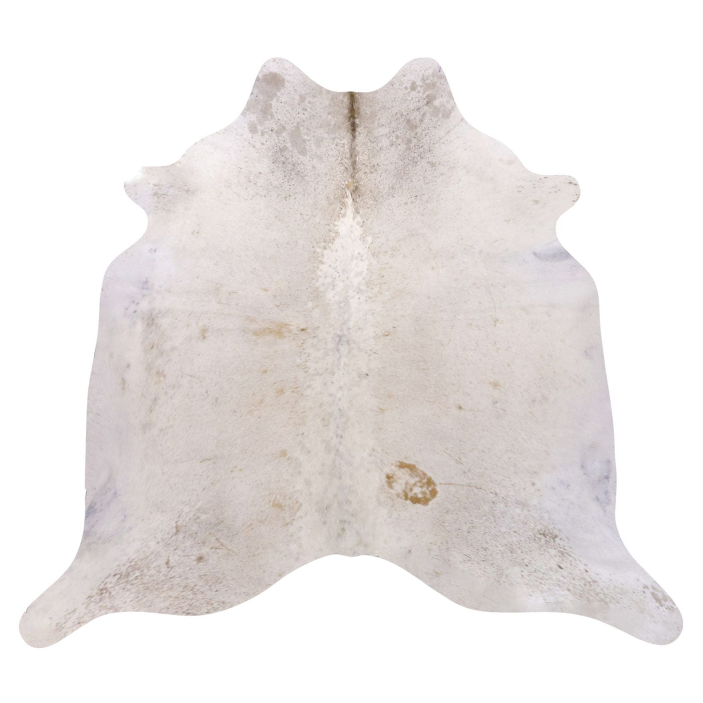 Natural Brazilian Cowhide Rug -  Ivory & Grey
