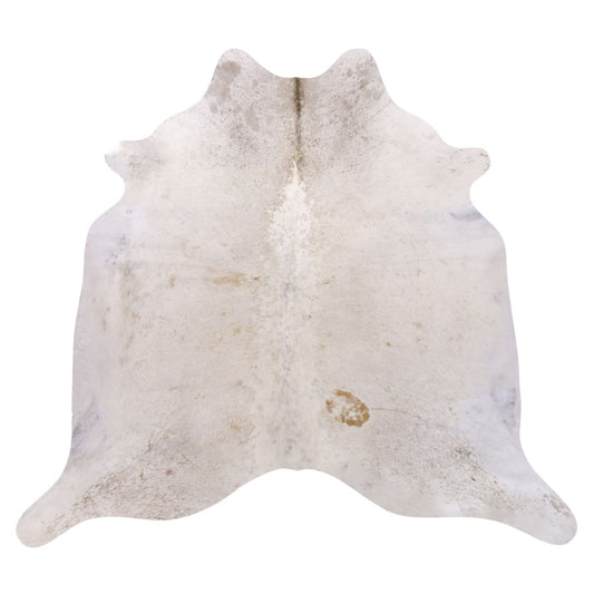Natural Brazilian Cowhide Rug -  Ivory & Grey