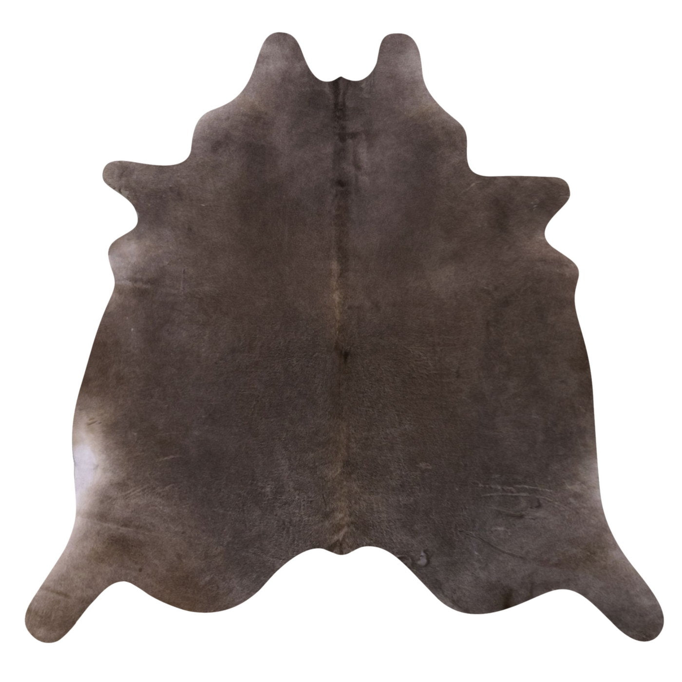 Natural Brazilian Cowhide Rug -  Charcoal