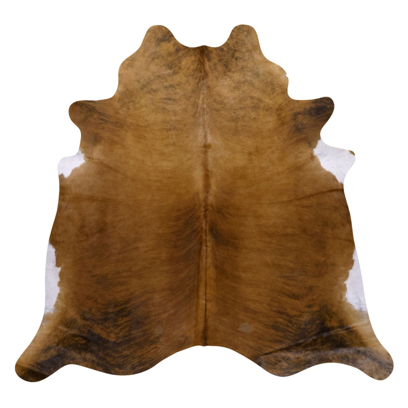 Natural Brazilian Cowhide Rug -  Mocha, Espresso & Ivory