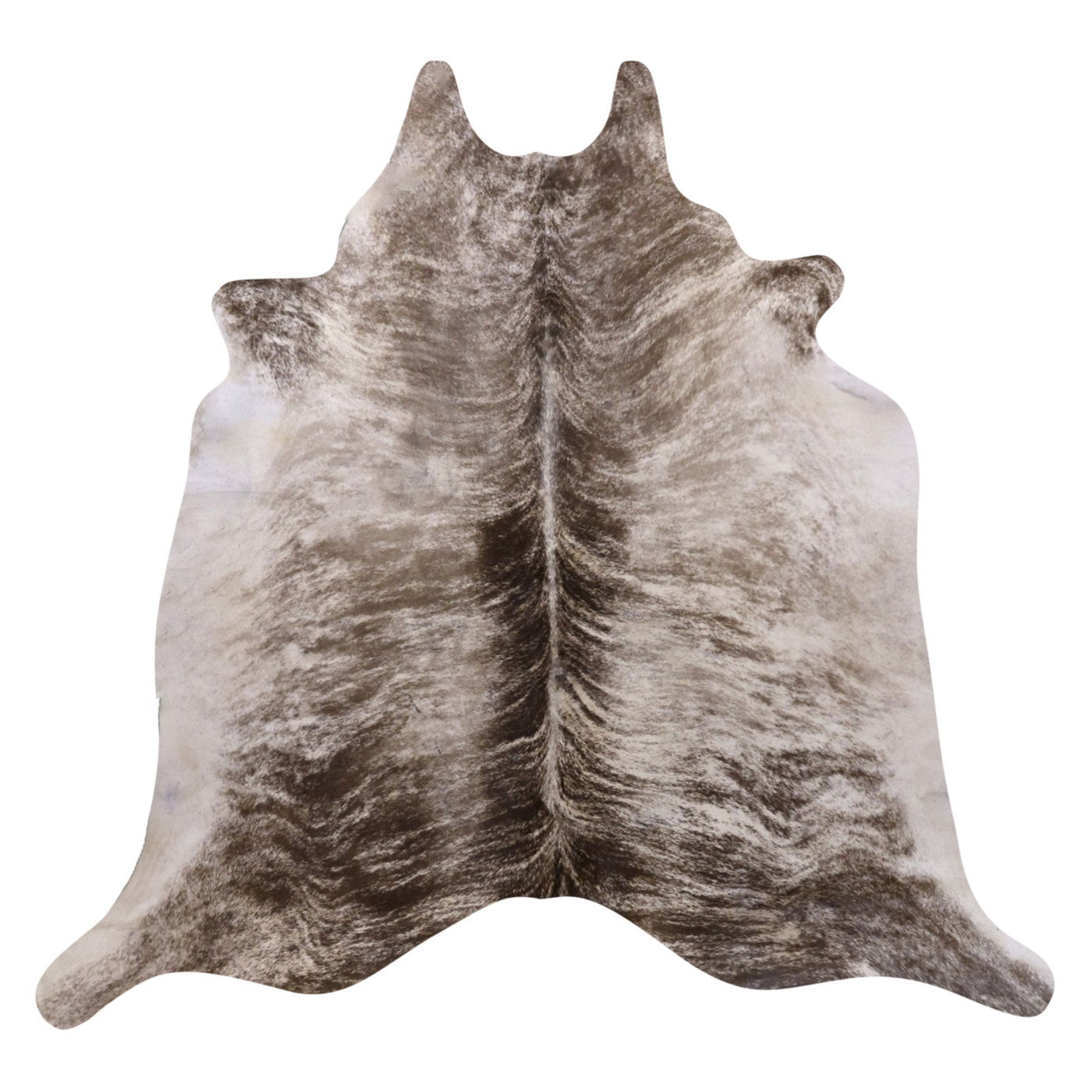 Natural Brazilian Cowhide Rug -  Ivory & Taupe