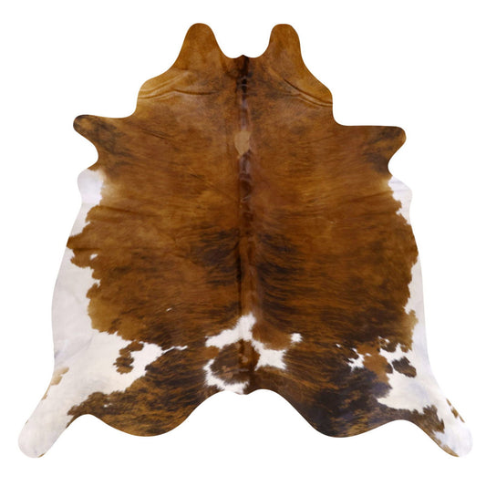 Natural Brazilian Cowhide Rug -  Mocha, Espresso & Ivory