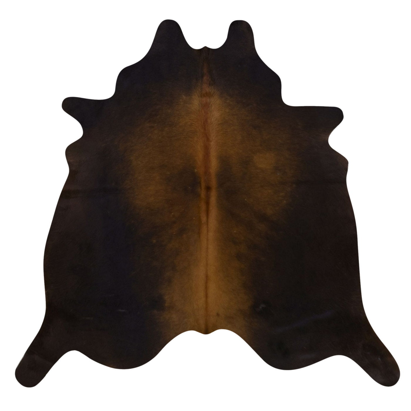 Natural Brazilian Cowhide Rug -  Mocha & Espresso