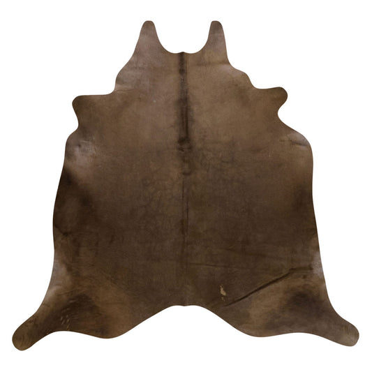 Natural Brazilian Cowhide Rug -  Chocolate