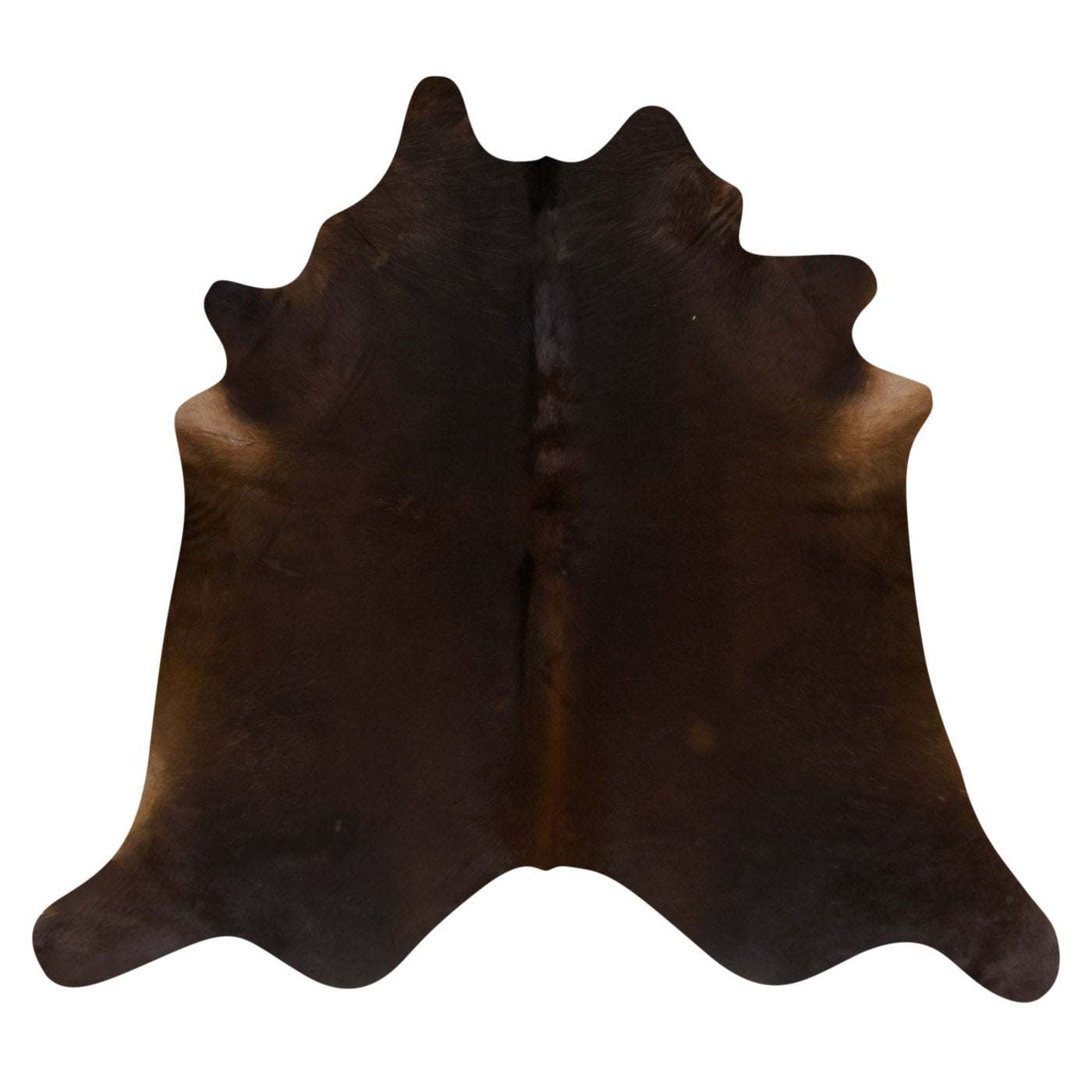 Natural Brazilian Cowhide Rug -  Mocha & Espresso