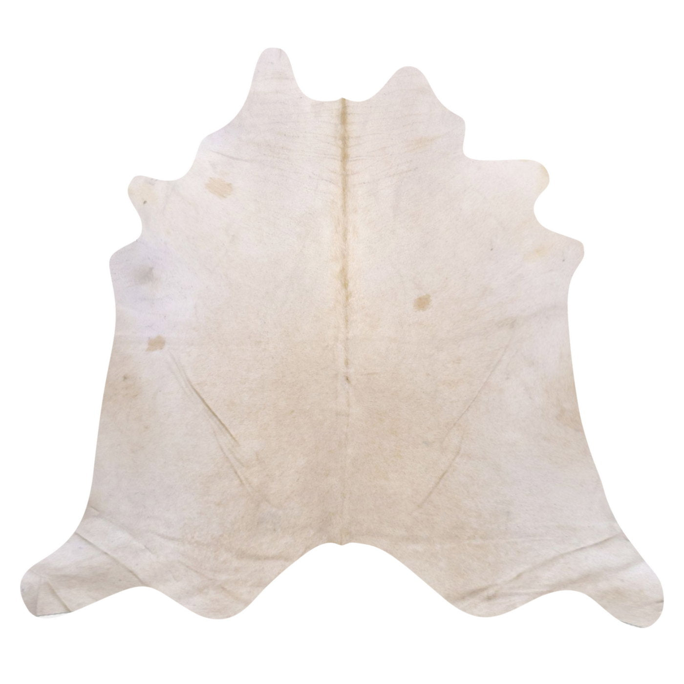 Natural Brazilian Cowhide Rug -  Ivory & Beige