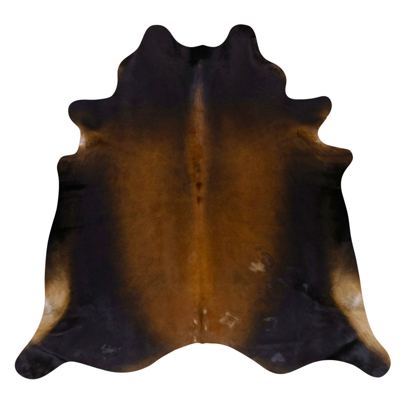 Natural Brazilian Cowhide Rug -  Mocha & Espresso