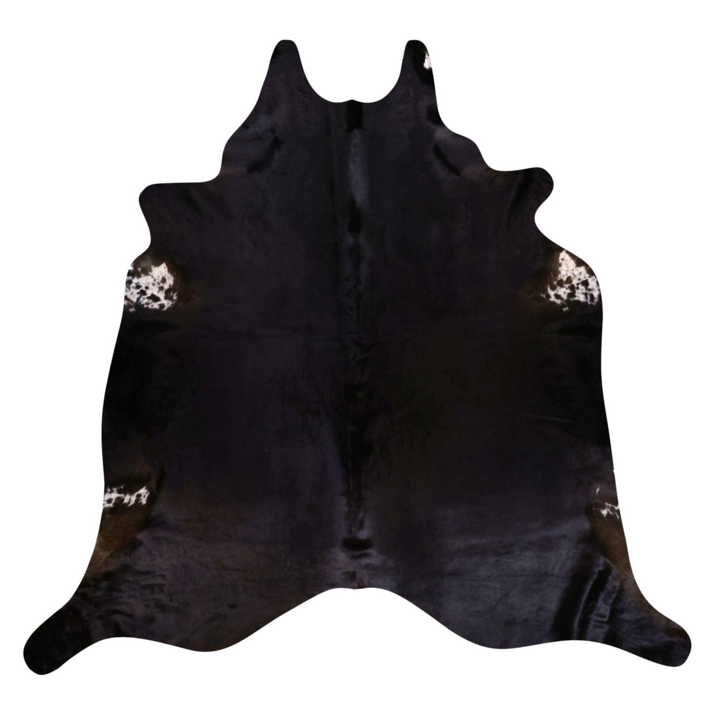 Natural Brazilian Cowhide Rug -  Espresso