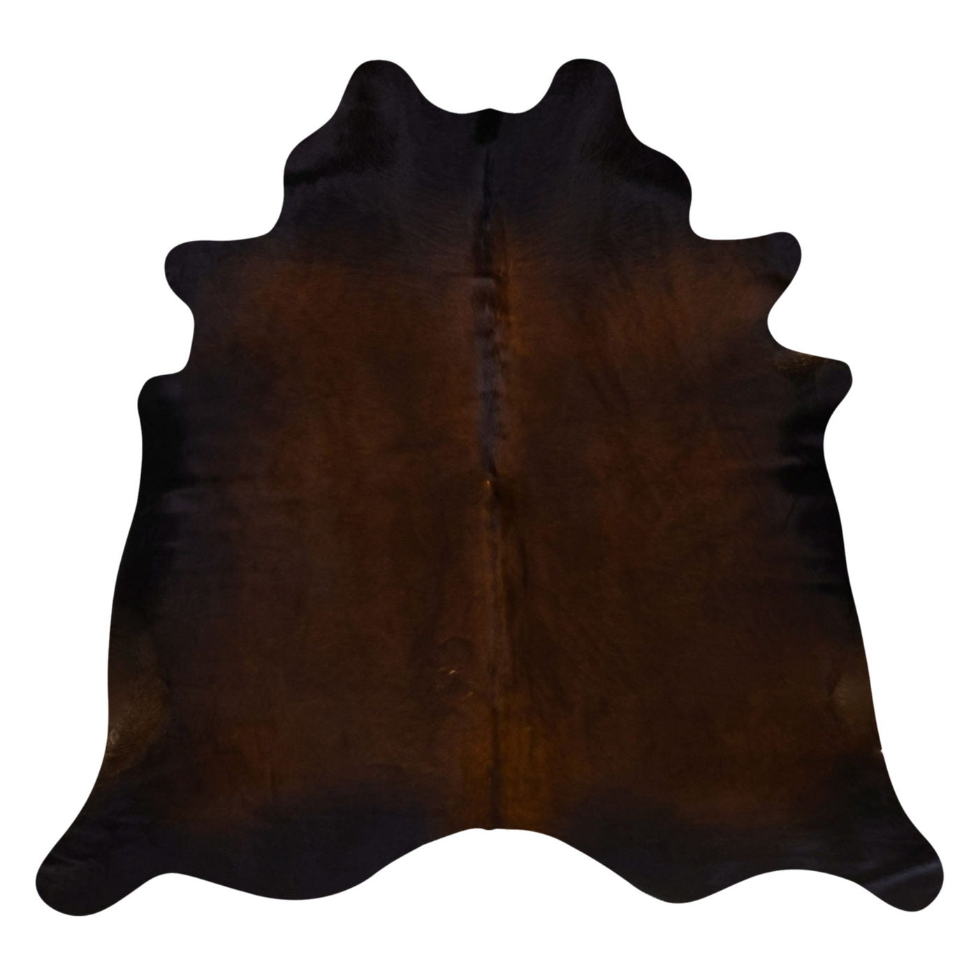 Natural Brazilian Cowhide Rug -  Espresso
