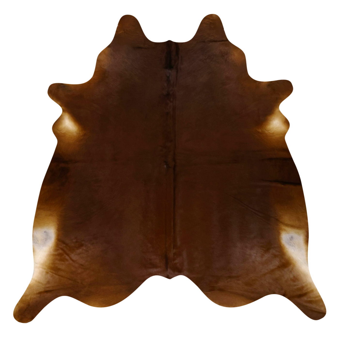 Natural Brazilian Cowhide Rug -  Mocha  