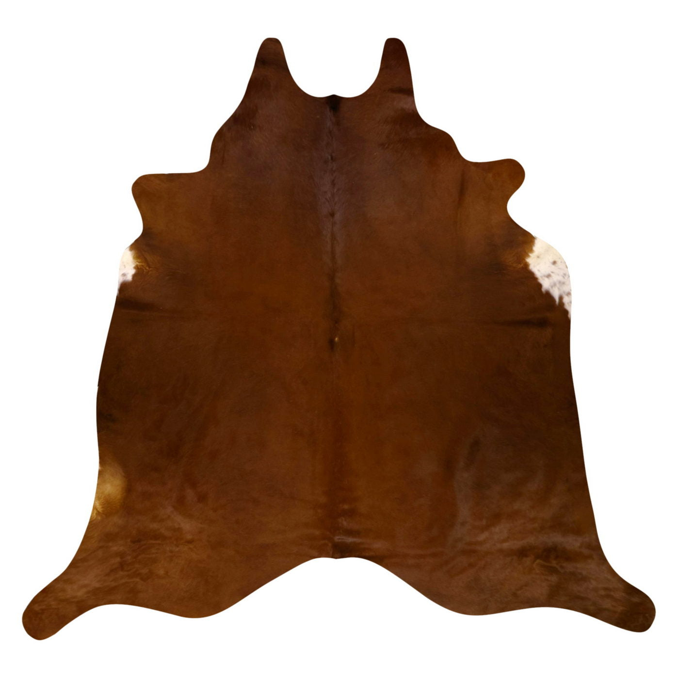 Natural Brazilian Cowhide Rug -  Mocha  