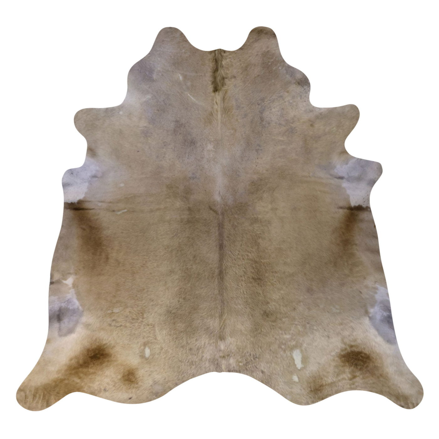 Natural Brazilian Cowhide Rug -  Taupe & Beige