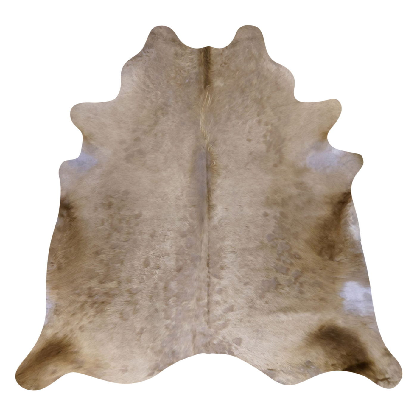 Natural Brazilian Cowhide Rug -  Taupe & Beige