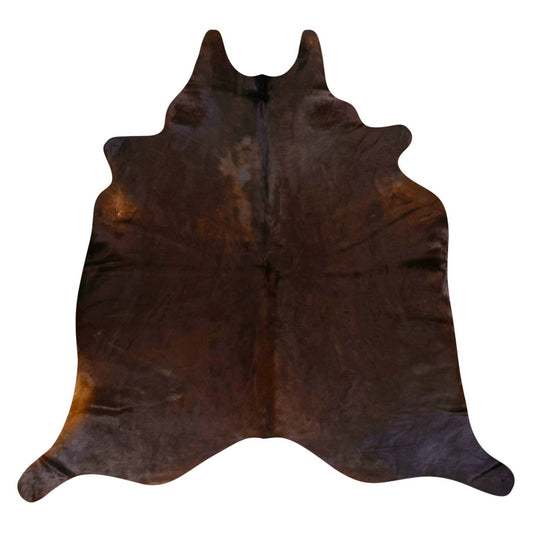 Natural Brazilian Cowhide Rug -  Espresso & Chocolate