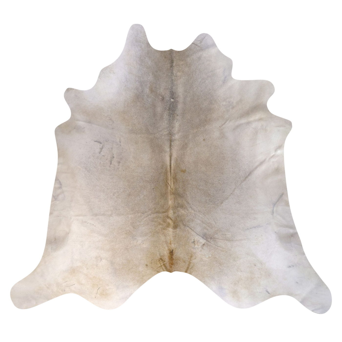 Natural Brazilian Cowhide Rug -  Ivory & Taupe