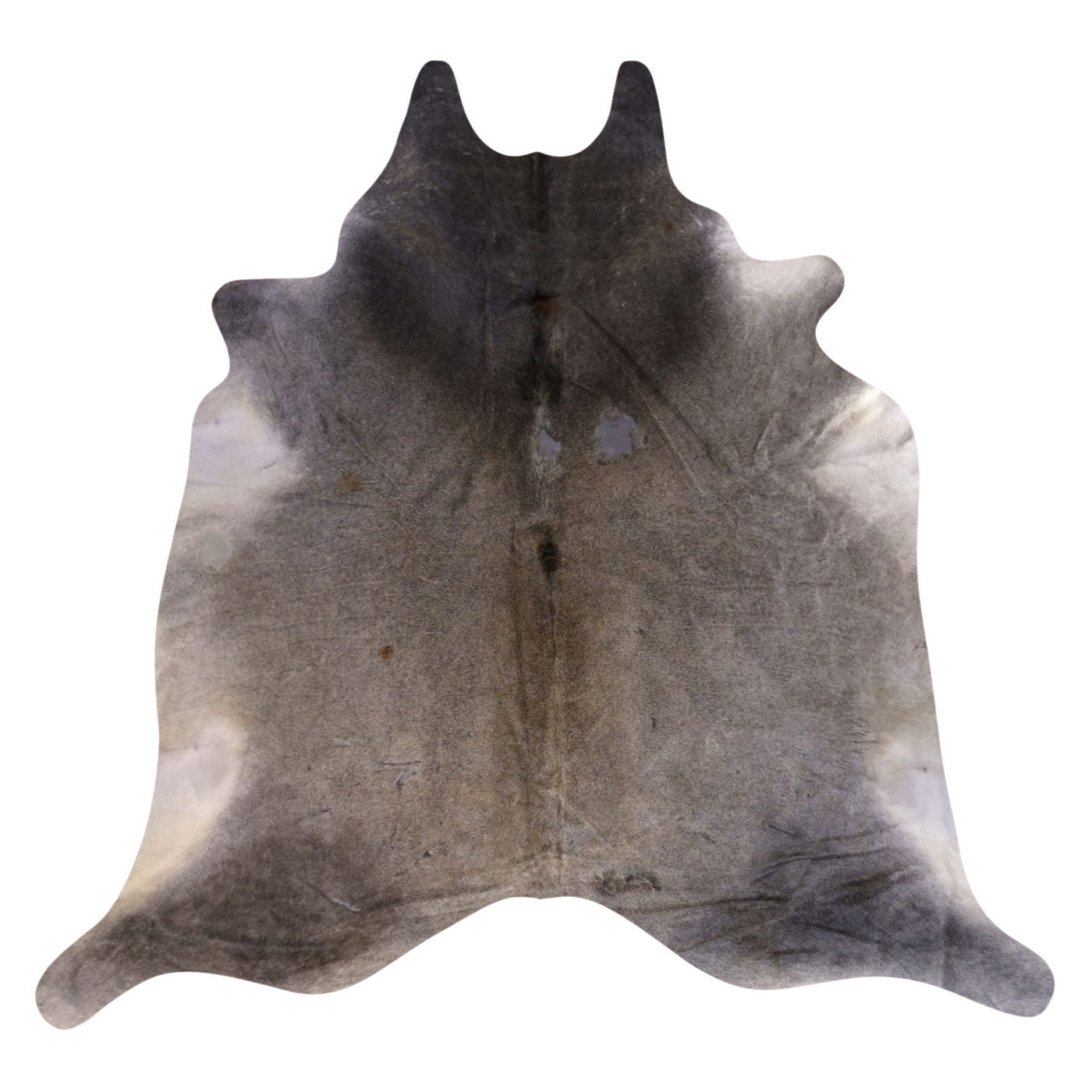 Natural Brazilian Cowhide Rug -  Grey & Charcoal