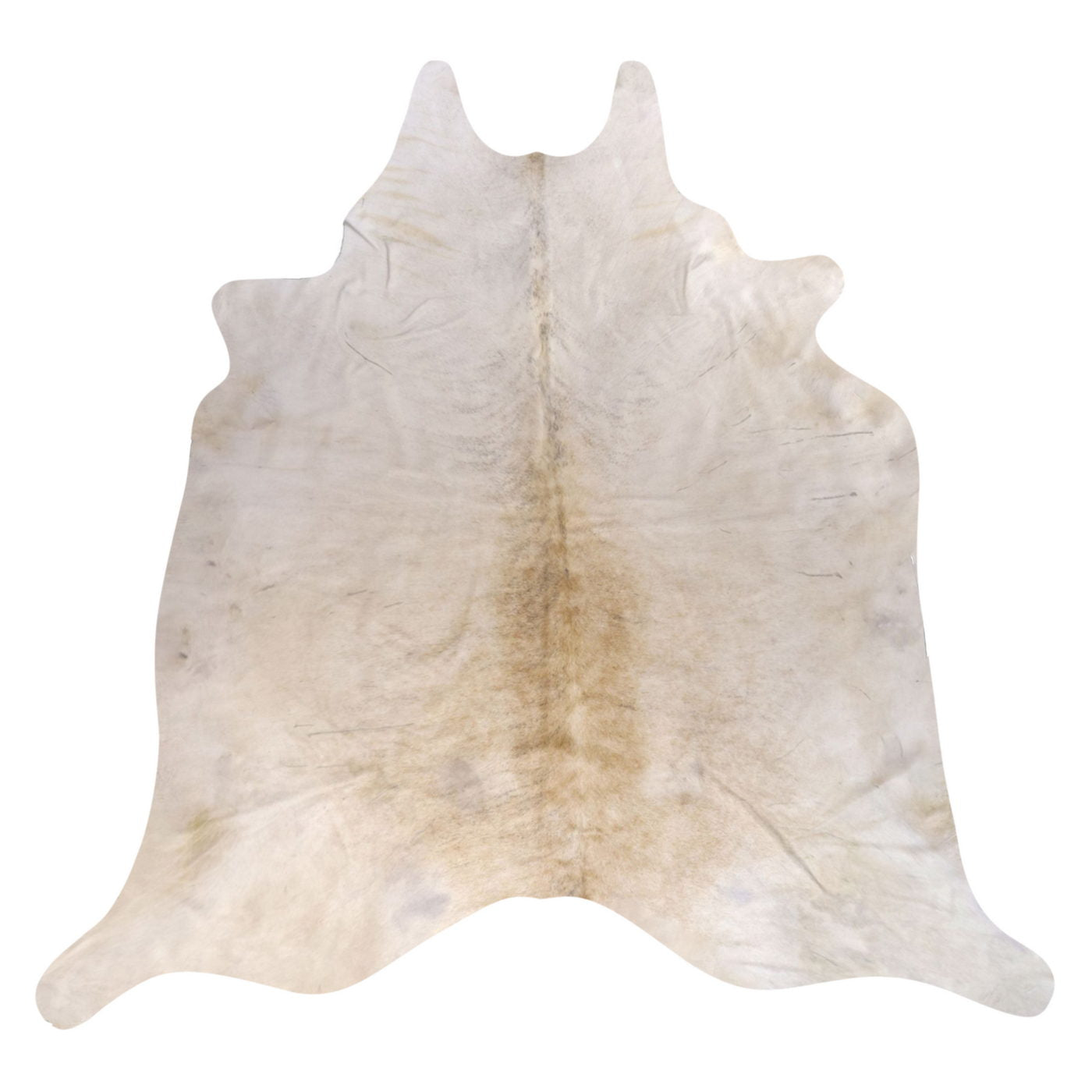 Natural Brazilian Cowhide Rug -  Ivory & Beige