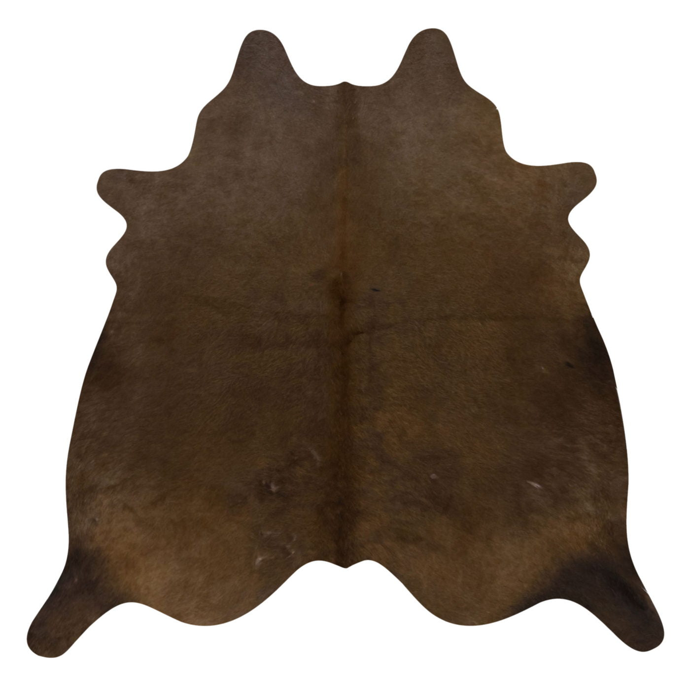Natural Brazilian Cowhide Rug -  Chocolate